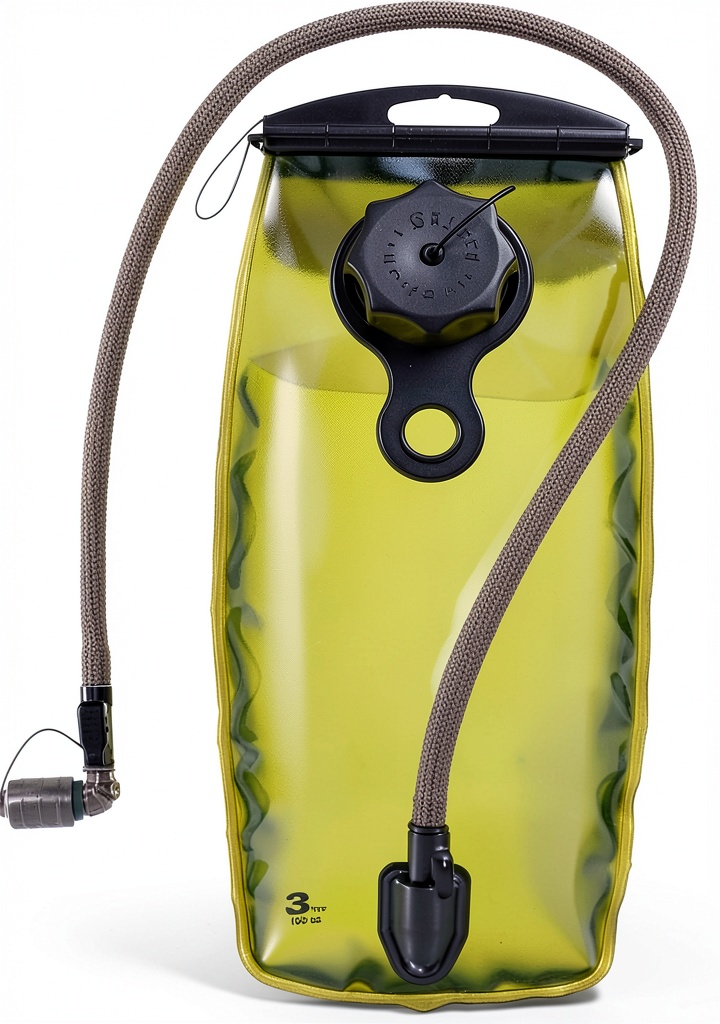 Source 3L Hydration Reservoir showing wide slide opening and tube cover