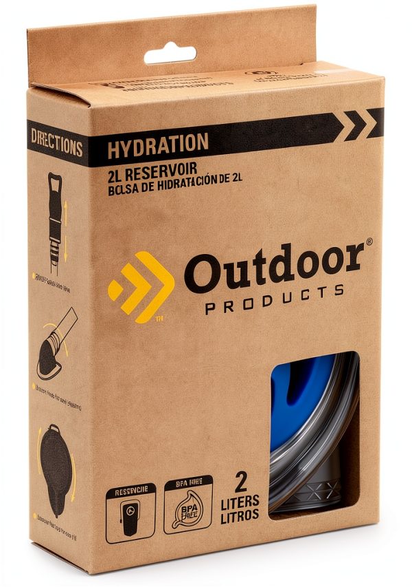 Outdoor Products Hydration Reservoir BHA-Free Clear 2L-4