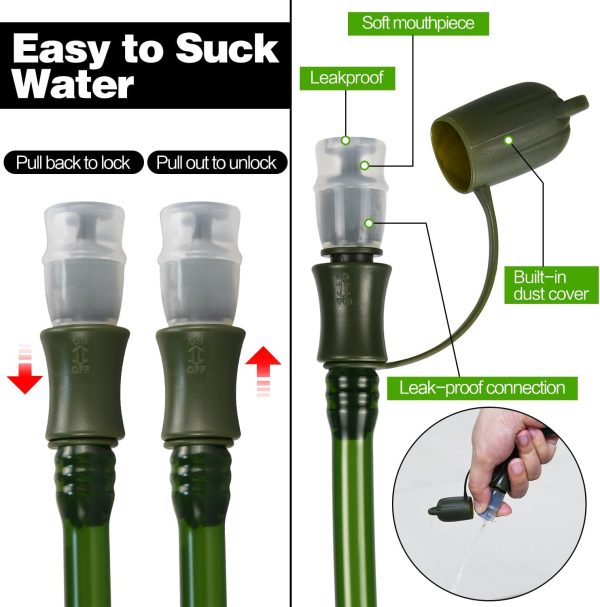 FGBNM 2L Hydration Bladder Leakproof Outdoor Water Reservoir-4