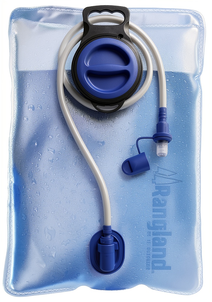 Rangland Hydration Bladder showing wide-mouth opening and detachable tube