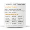 BPS1FA30 Aluminum Range Hood Filter Mataura 11-3/4" x 14-1/4" 2-Pack-3