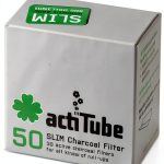 ActiTube Slim Activated Carbon Filter 7mm Pack of 50 Reusable Tips-0