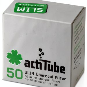 ActiTube Slim Activated Carbon Filter 7mm Pack of 50 Reusable Tips-0