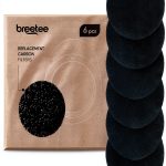 Breetee Carbon Filters 6 Pack for Range Hood – 4.7" Charcoal, Black-0