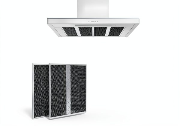 HPF30 Range Hood Non Duct Charcoal Filters Kit 2 Pack for Broan-2